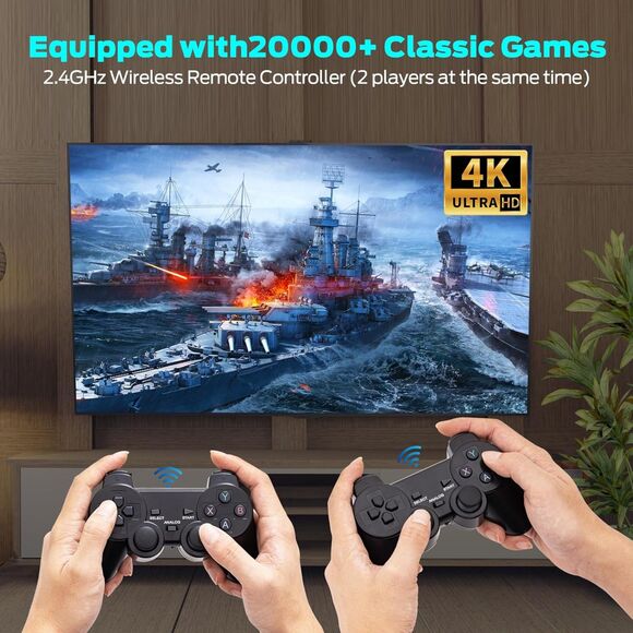Retro Game Stick, Plug & Play Video TV Game Stick with 20000+ Games Built-in - Picture 8 of 9